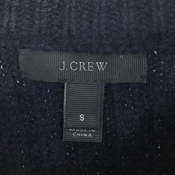 J. Crew • Wool Cable Knit Pom Pom Sweater - Picture 4 of 6